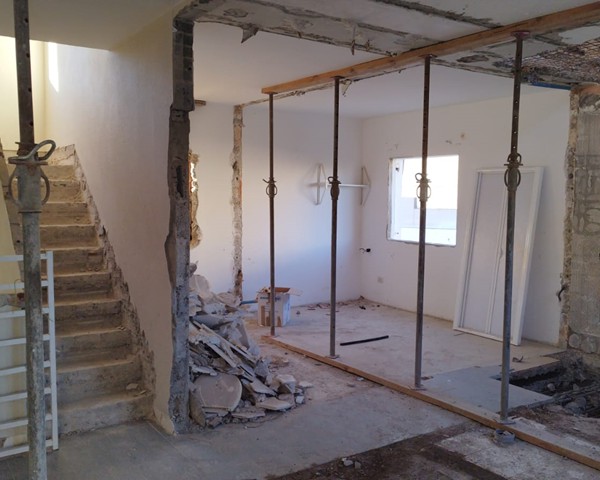 Obras de rehabilitación del Gara