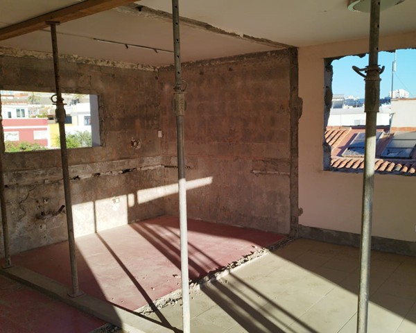 Obras de rehabilitación del Gara