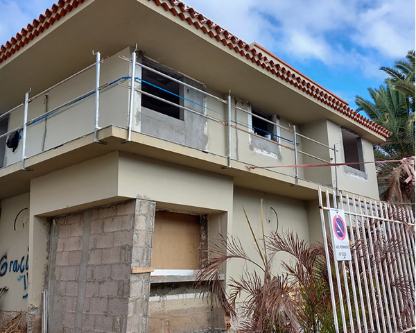 Obras de rehabilitación del Gara